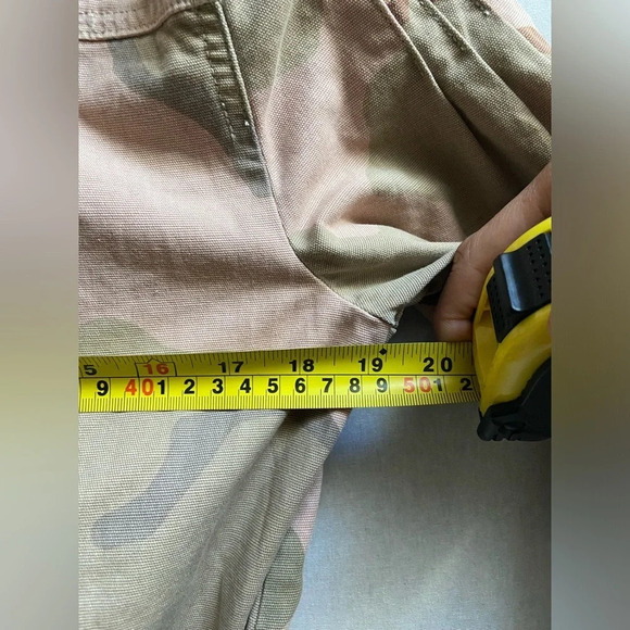 Anthropologie Lida Utility Camo Fringe Jacket Sz  XS - Picture 13 of 14